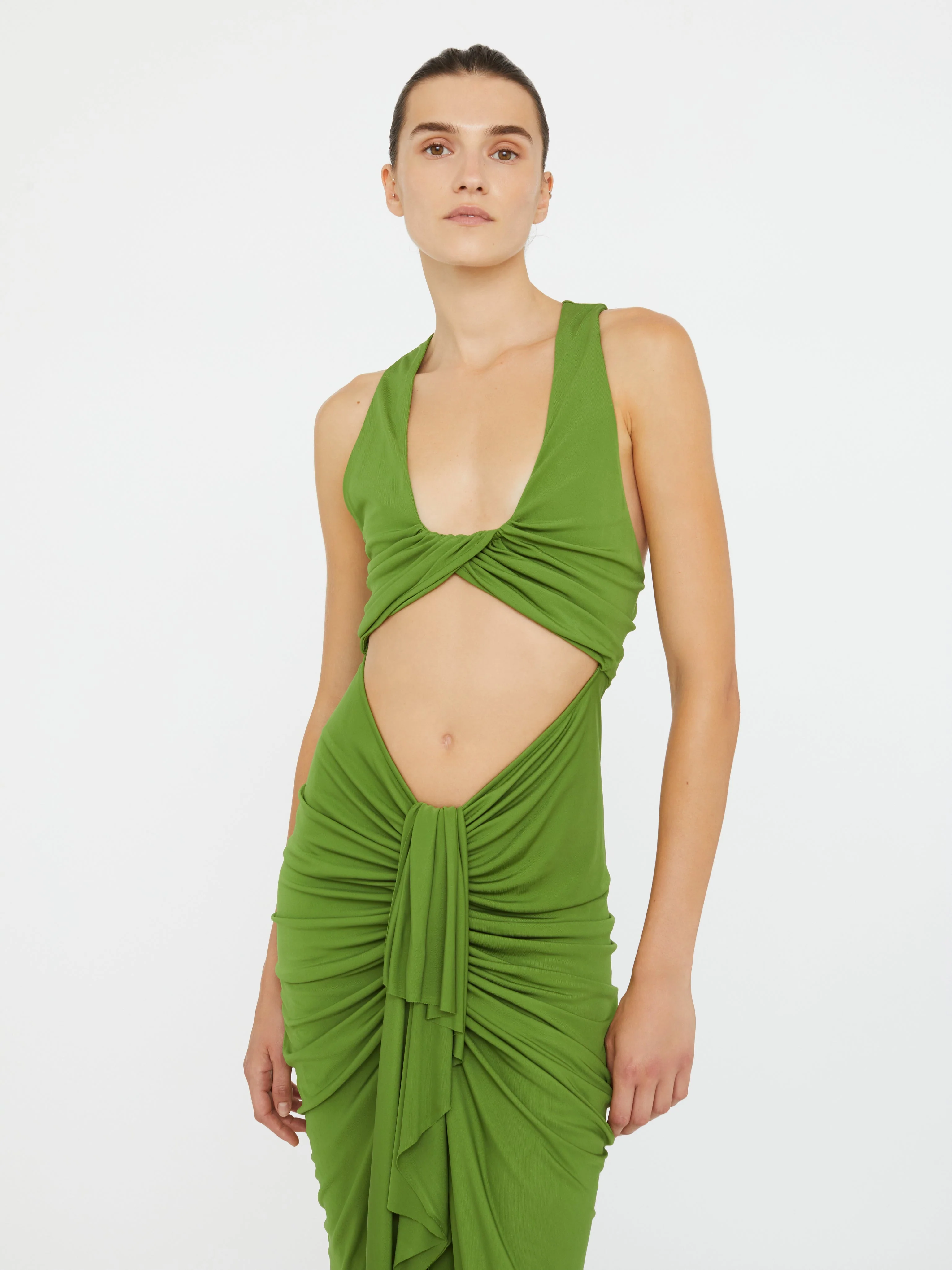 Christopher Esber - Vivenda Drape Front Dress - Image 4