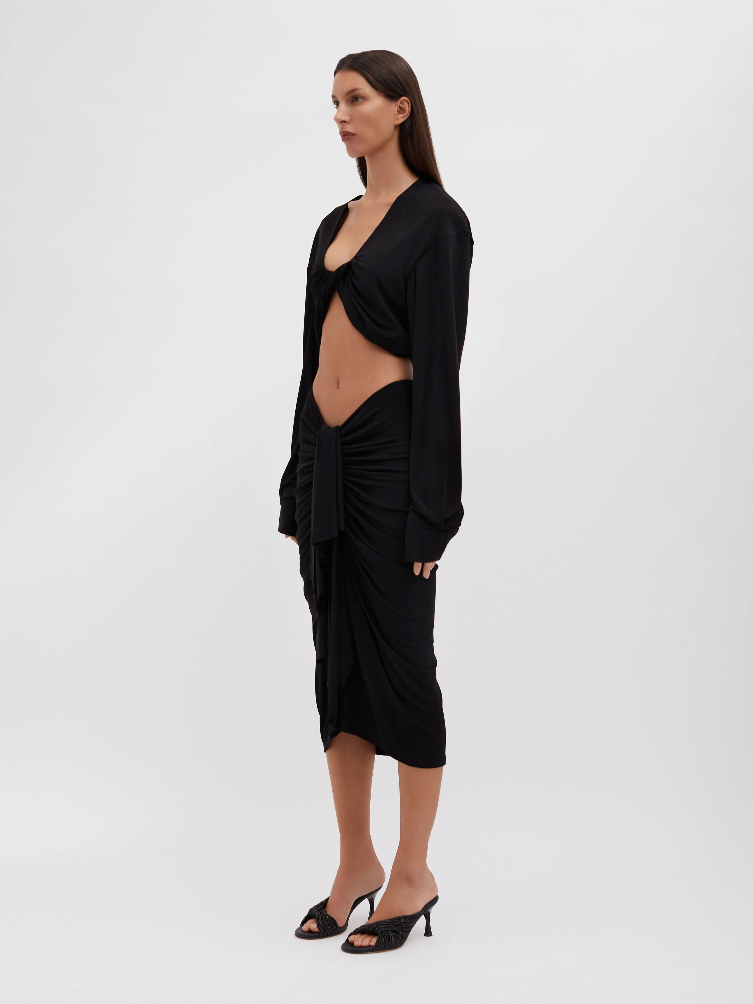 Christopher Esber - Vivenda Drape Long Sleeve Top - Image 3