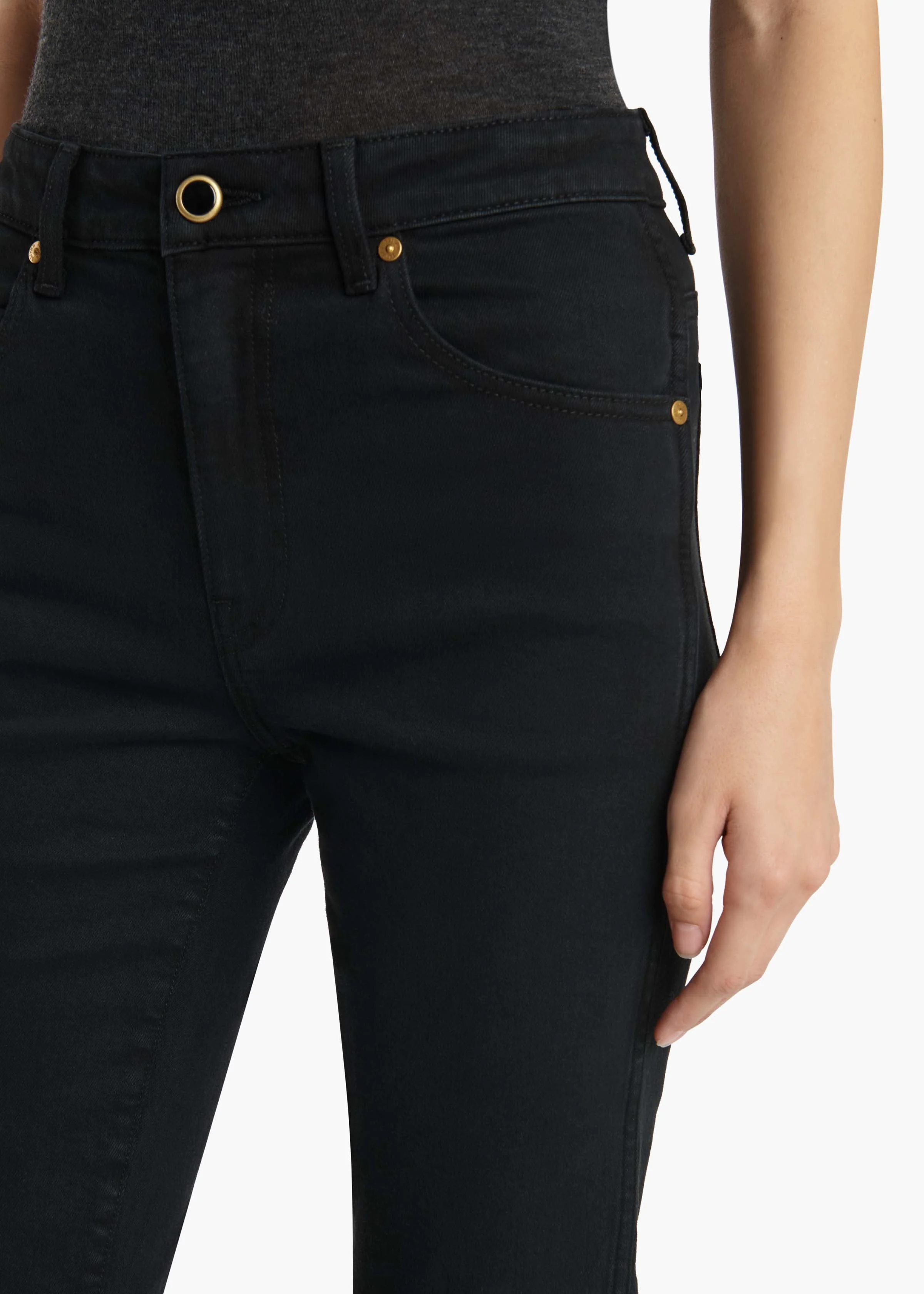 Khaite - Vivian Stretch Jean in Carlyle - Image 12