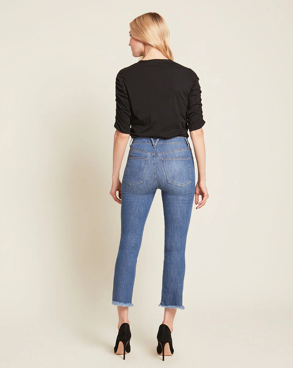 Veronica Beard - Waldorf Ruched - Sleeve T - Shirt - Image 3