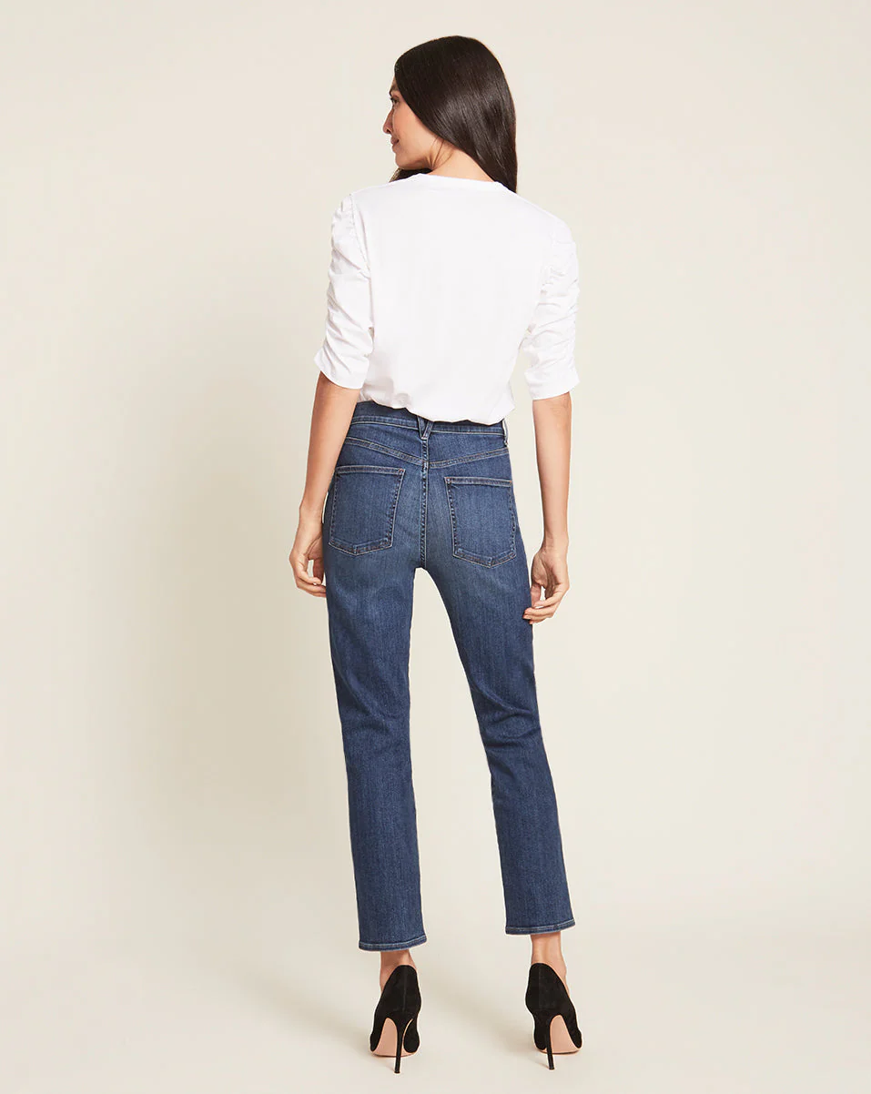 Veronica Beard - Waldorf Ruched - Sleeve T - Shirt - Image 3