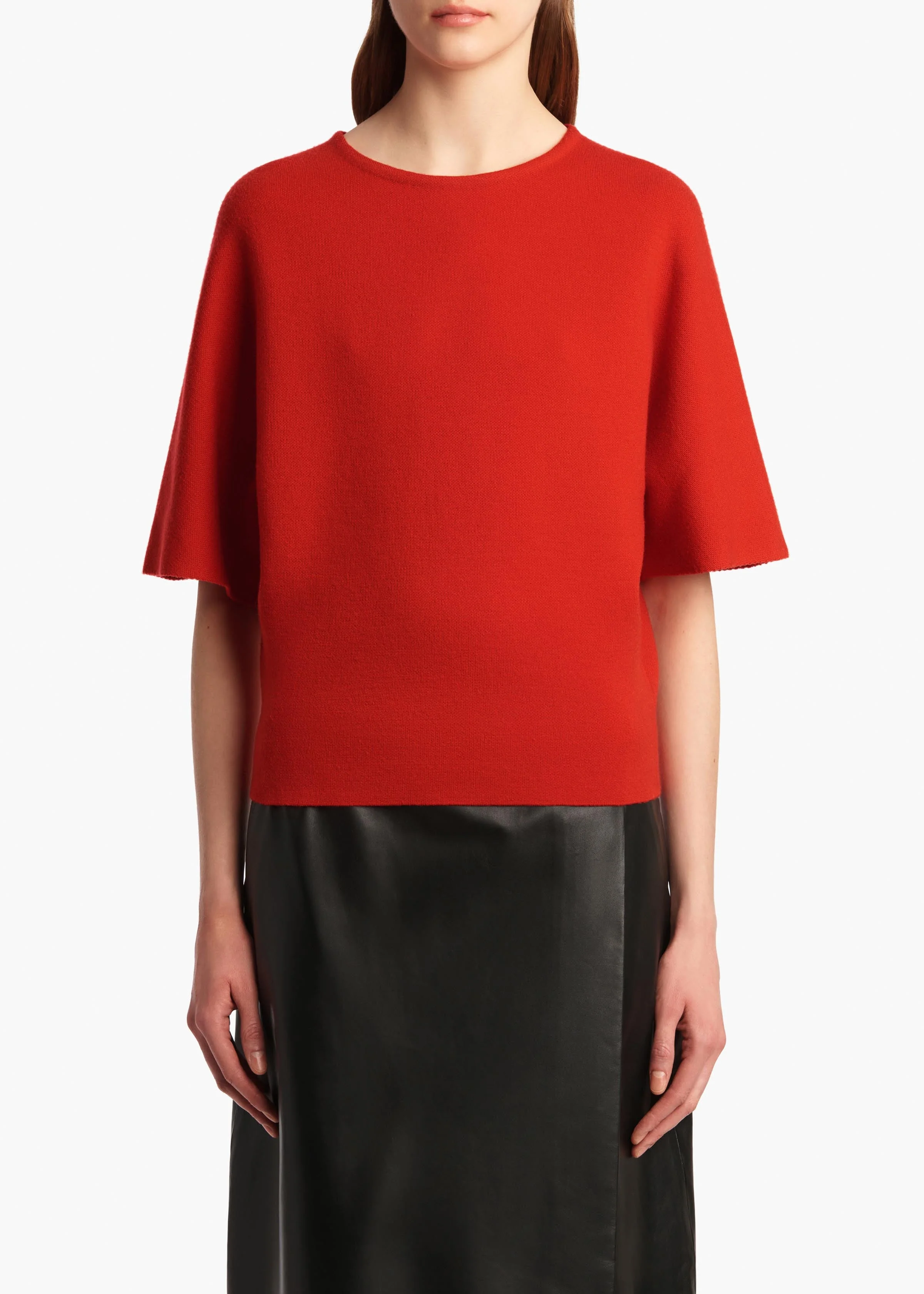 Khaite - Warren Top in Fire Red - Image 3