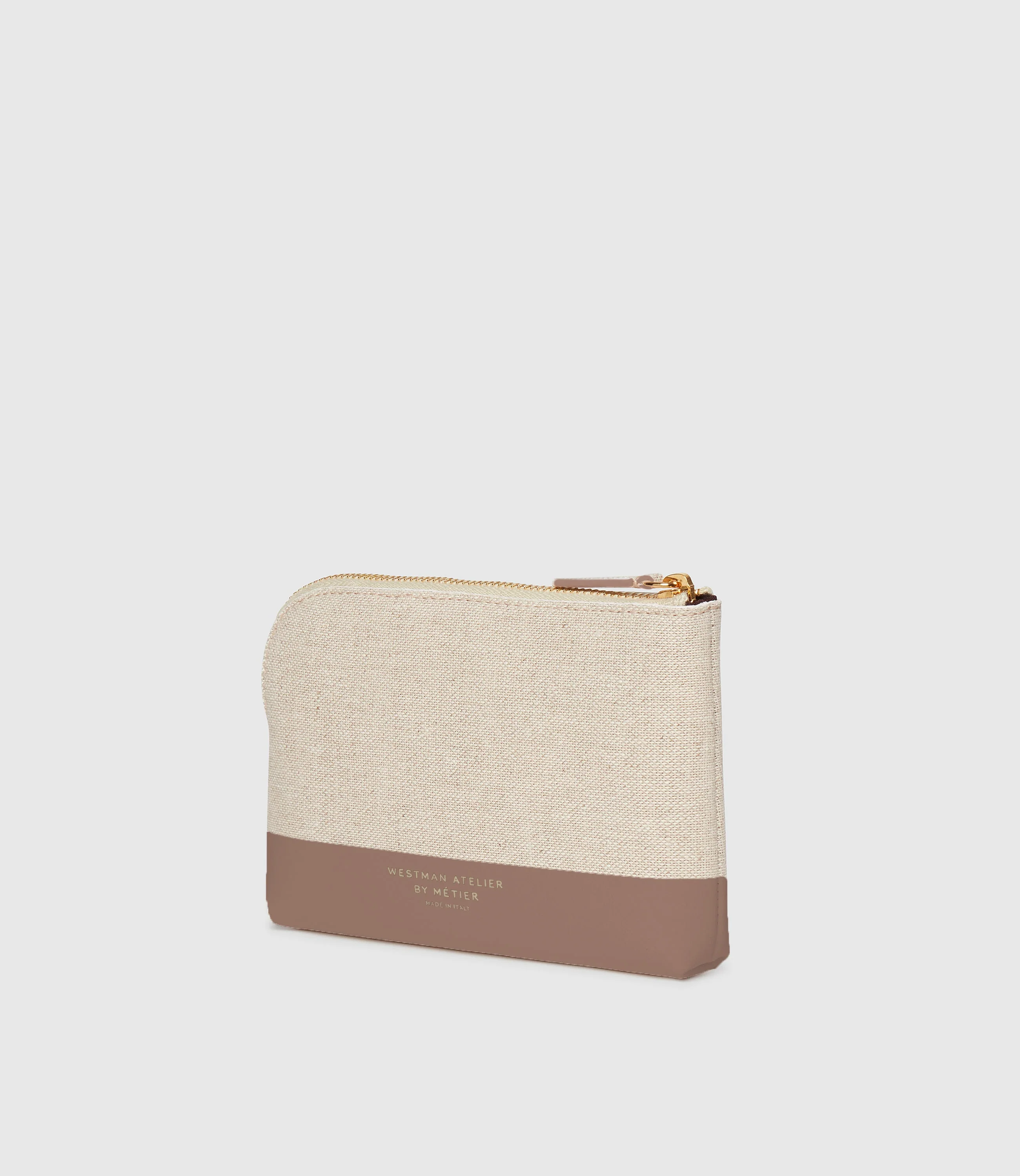 Metier - Westman Atelier By Métier Petite Makeup Pouch Natural Linen with Desert - Image 2