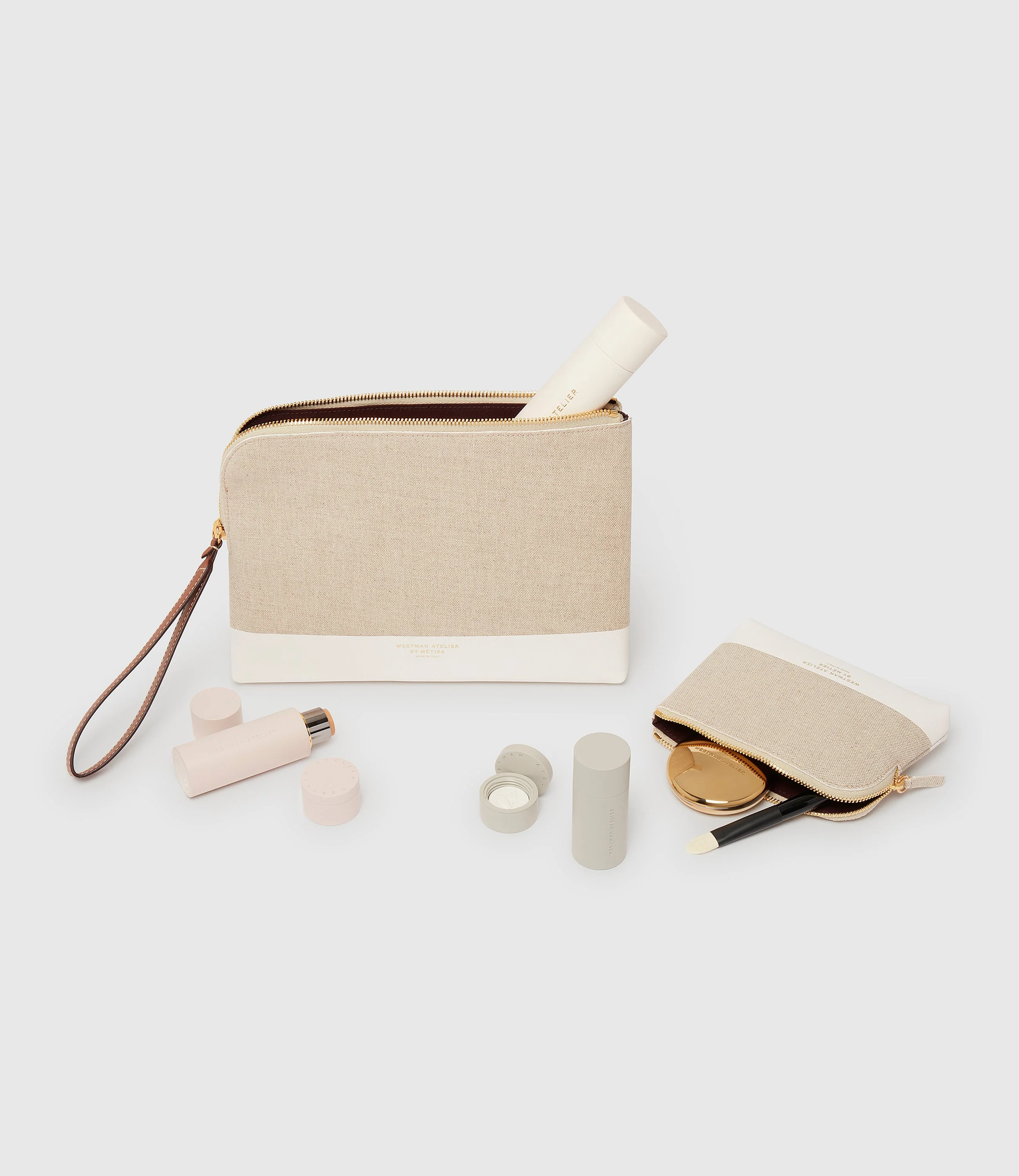 Metier - Westman Atelier By Métier Petite Makeup Pouch Linen - Image 4