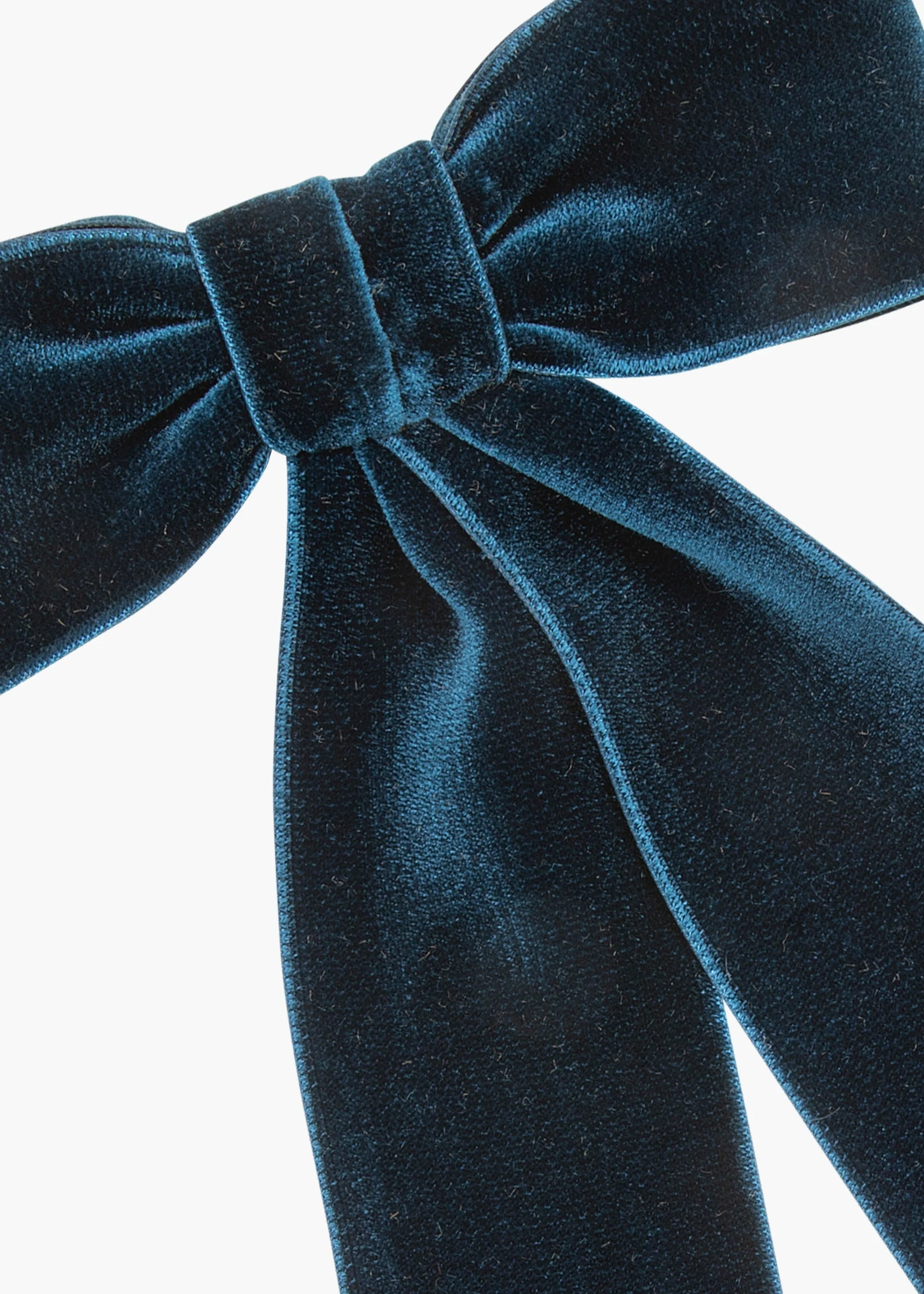 Jennifer Behr - Wide Velvet Bow Barrette - Image 4