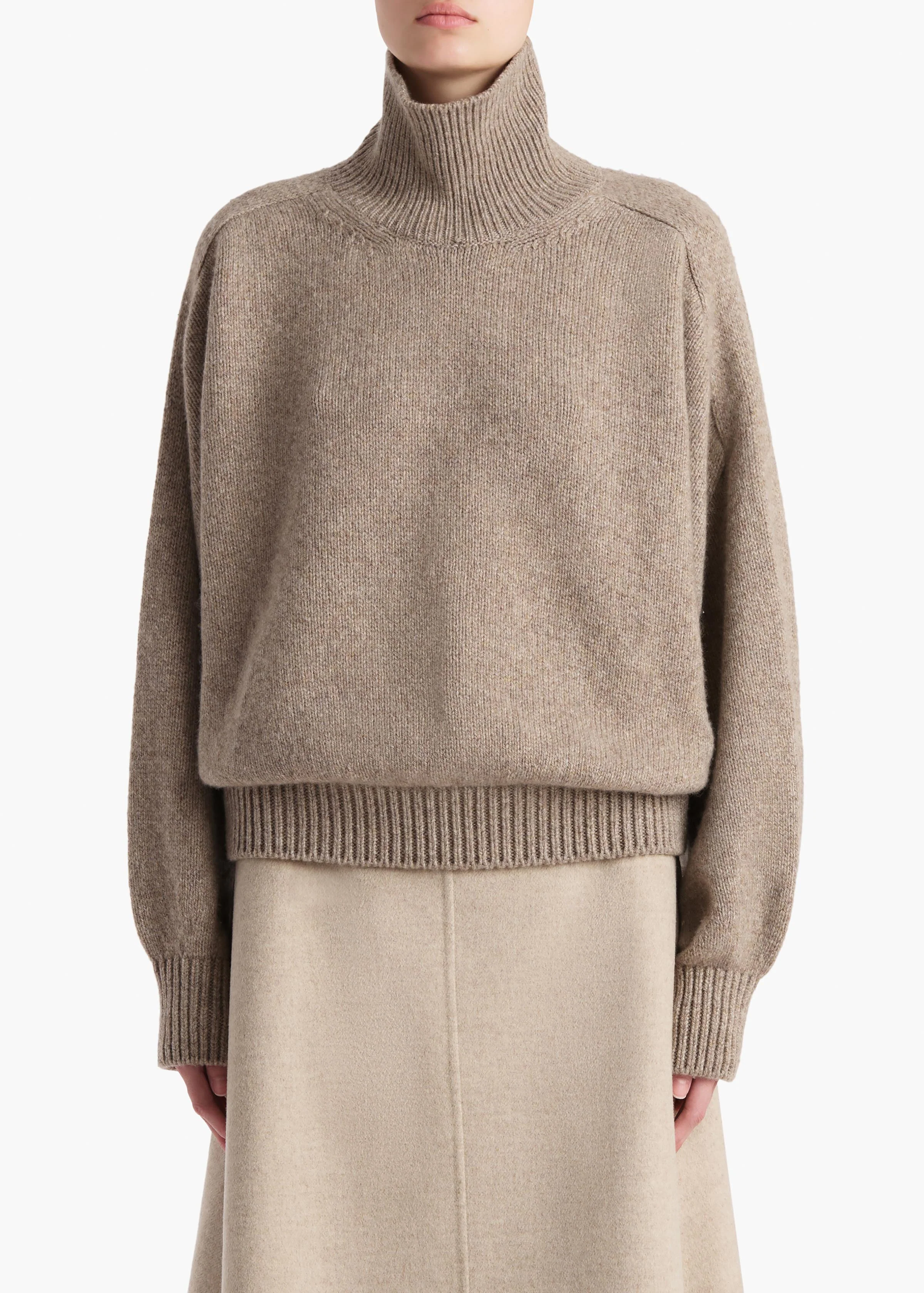 Khaite - Willem Sweater in Sepia - Image 3