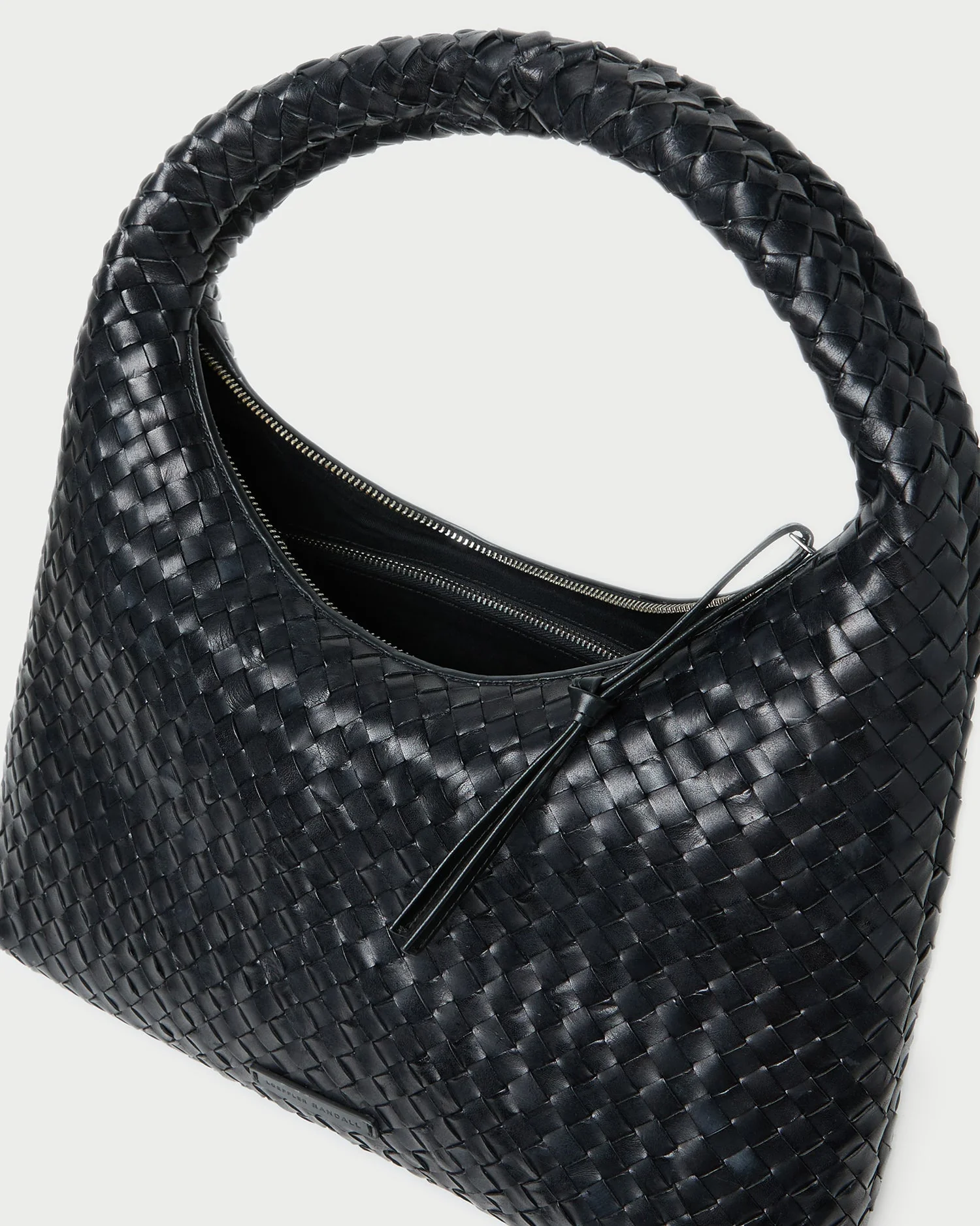 Loeffler Randall - Willow Black Woven Hobo Bag - Image 4