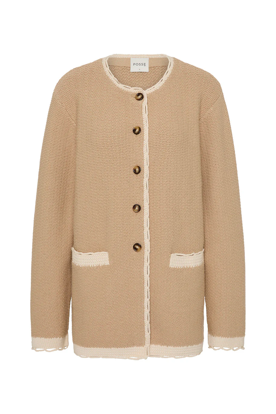 Posse - WILLOW CARDIGAN - TAUPE - Image 10