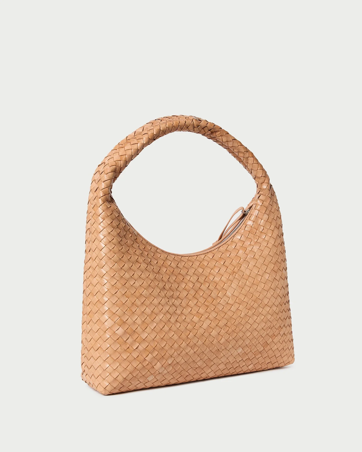 Loeffler Randall - Willow Desert Sand Woven Hobo Bag - Image 2