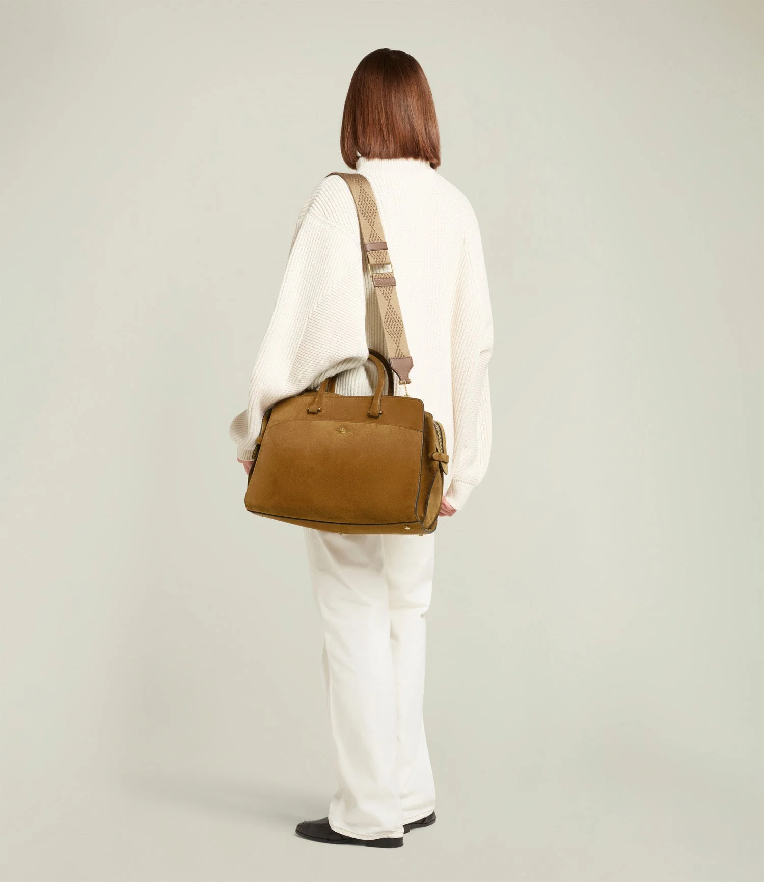 Metier - Women's Diamond Webbing Strap Havana - Image 4