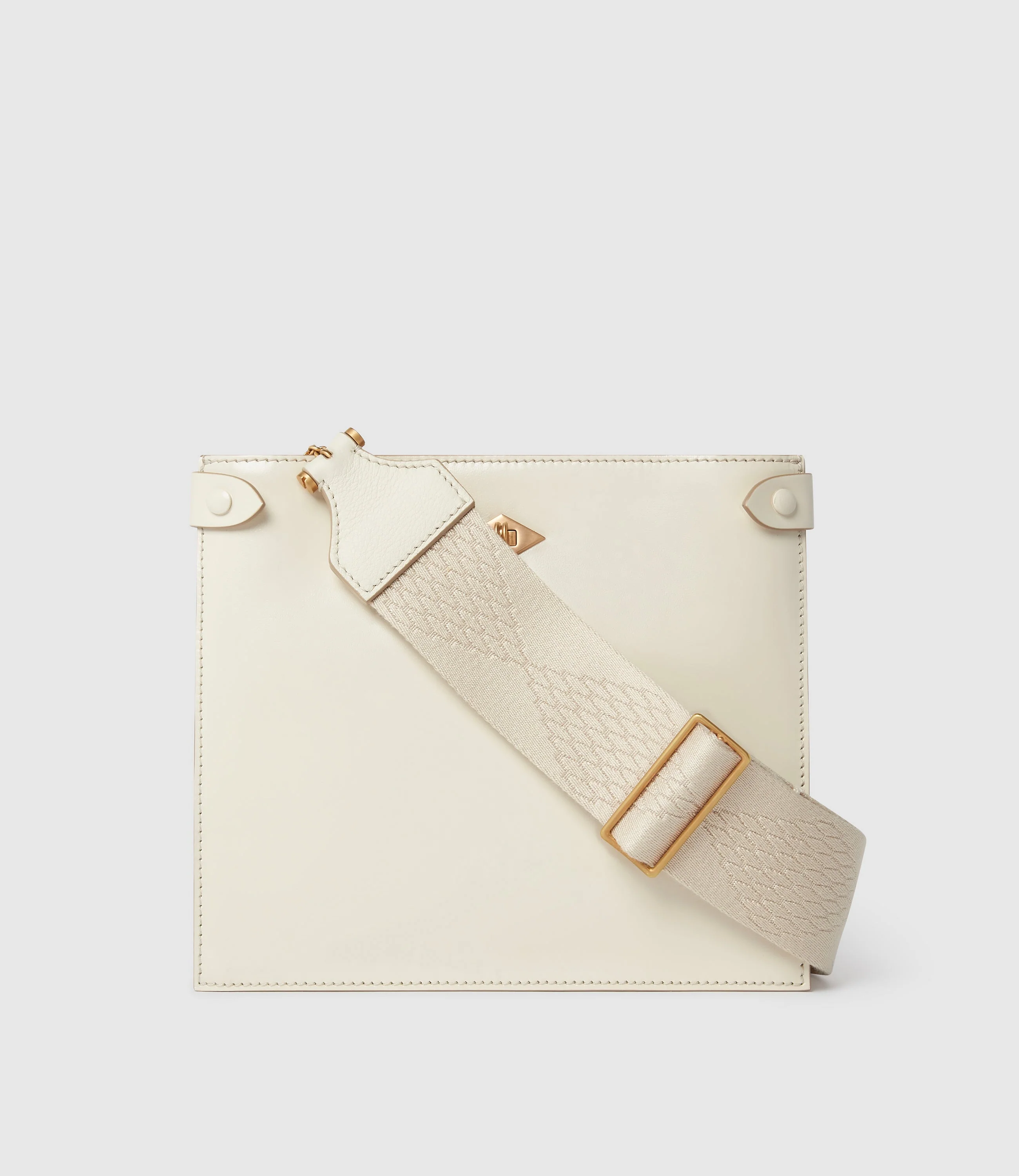 Metier - Women's Diamond Webbing Strap White Sand - Image 3