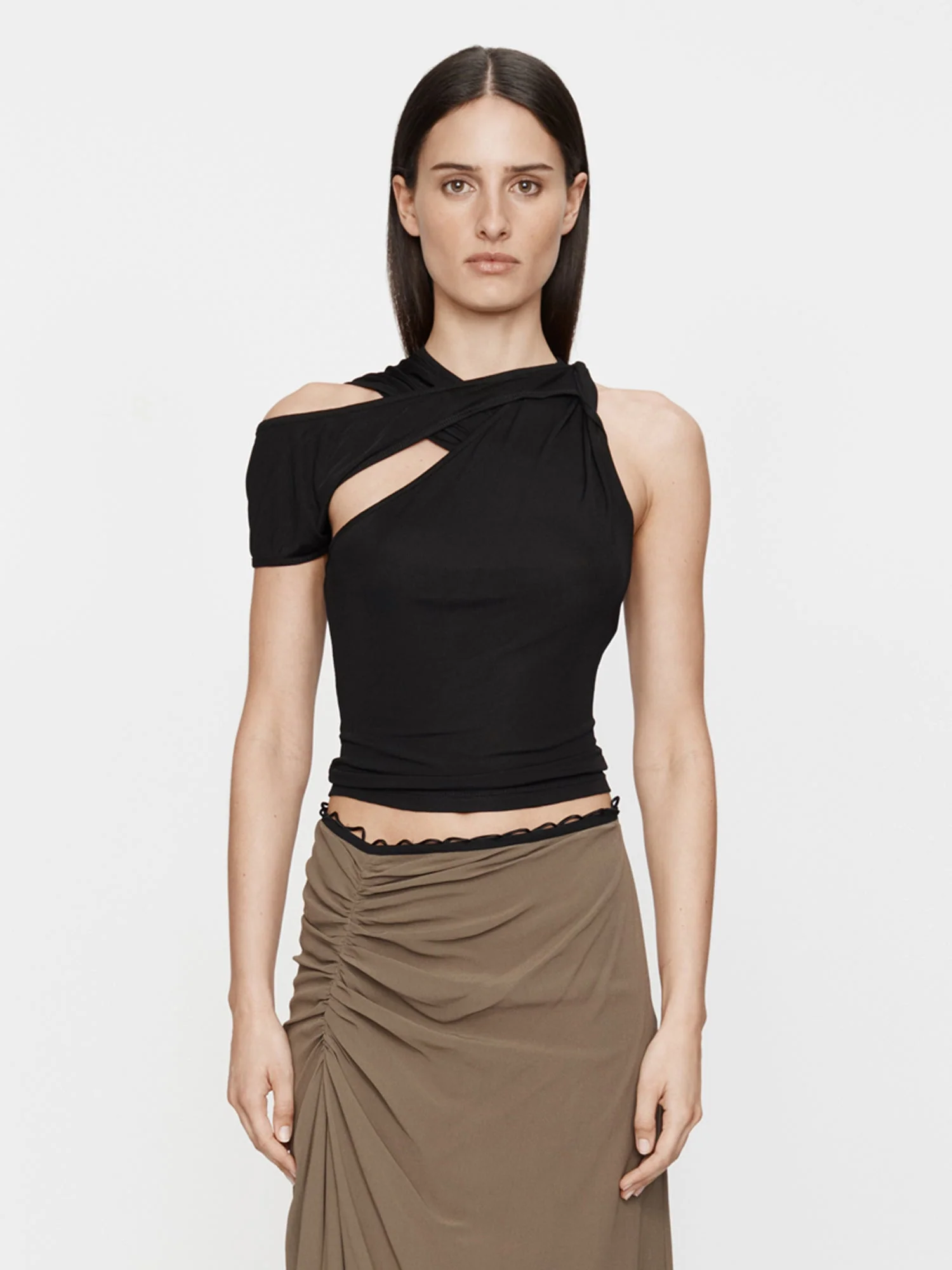 Christopher Esber - Wrapped Drape Rib Tank