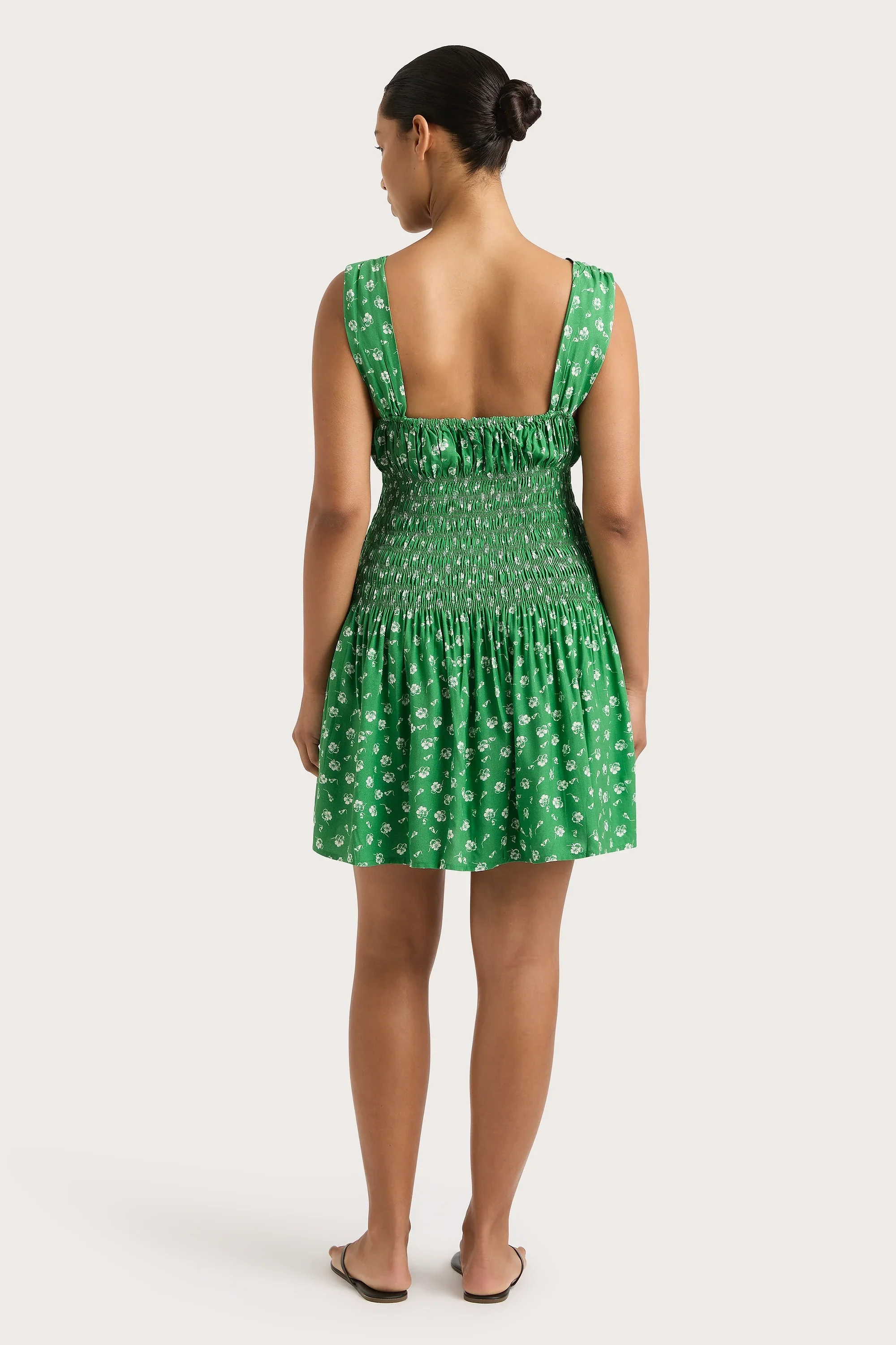 Faithfull - Yerres Mini Dress Green - Final Sale - Image 3