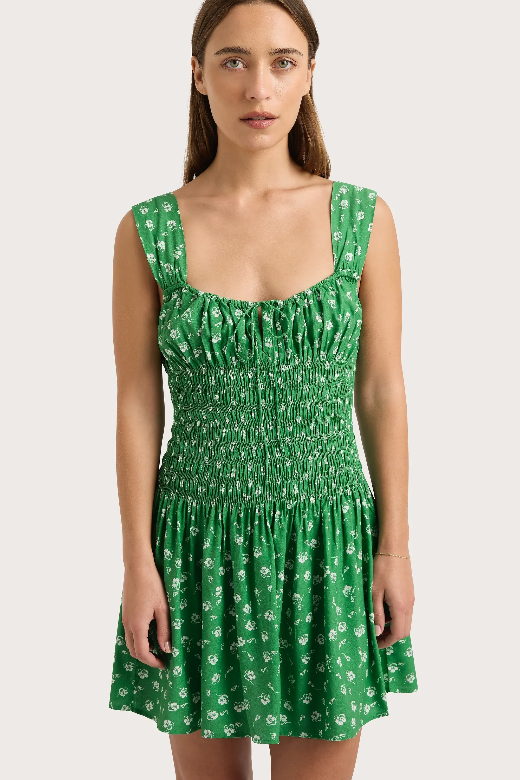 Faithfull - Yerres Mini Dress Green - Final Sale - Image 5