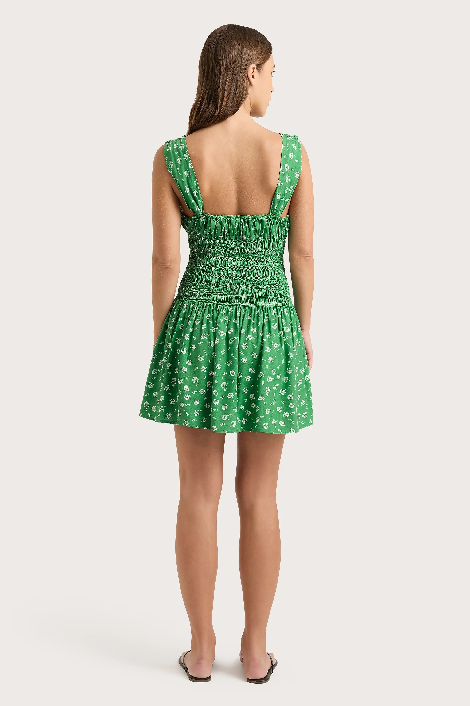 Faithfull - Yerres Mini Dress Green - Final Sale - Image 7